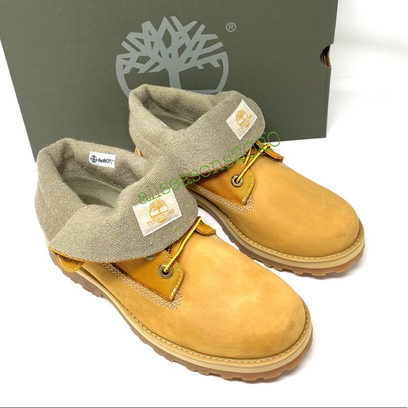 Timberland Courma Roll Top Boot Wheat Nubuck k/W - Picture 2 of 16